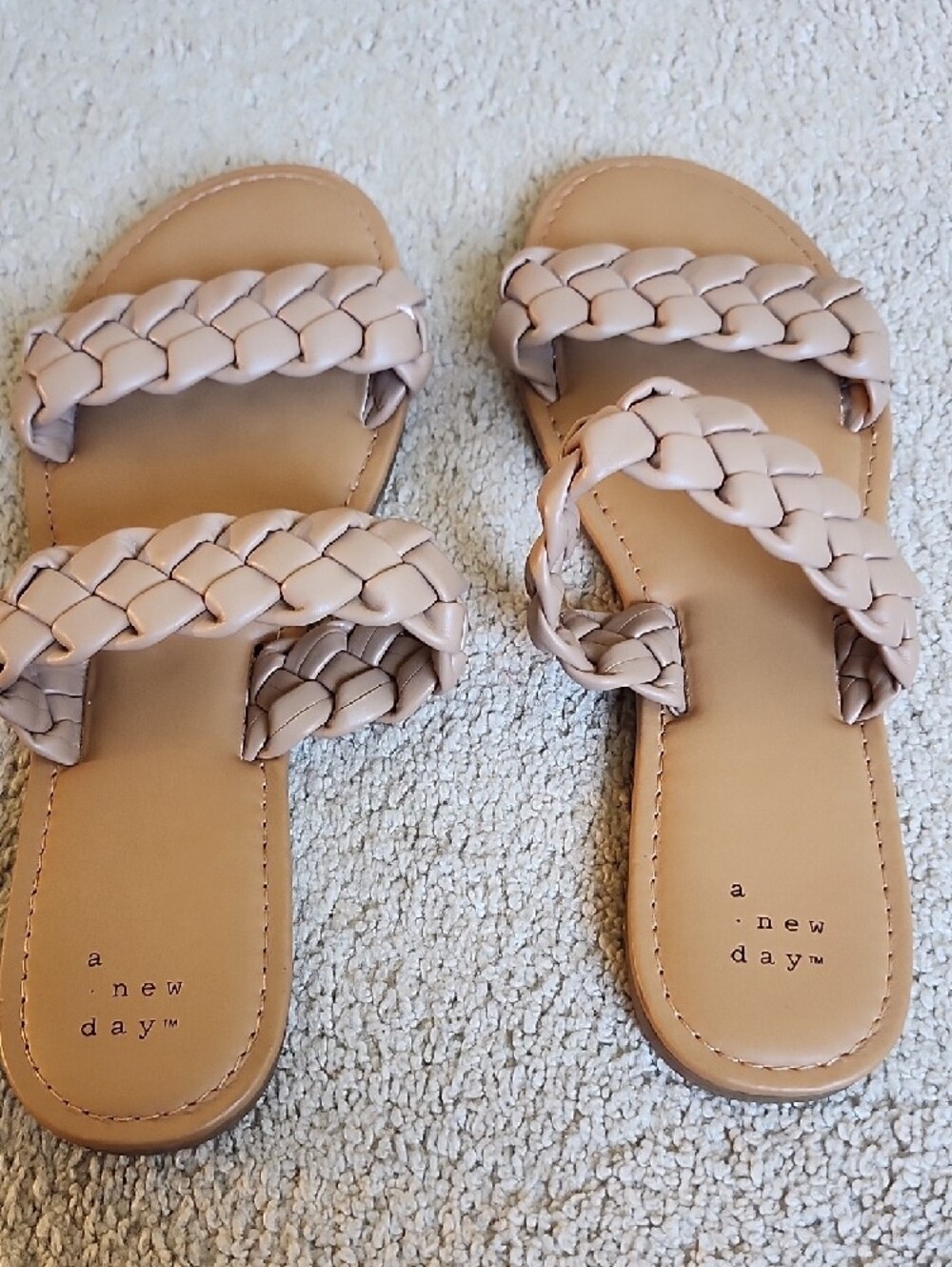 a new day Braided Double-Strap Slide Sandal - Blush - Picture 4 of 6